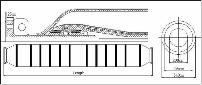 DN200 Dredge Self Floating Hose Drawing.jpg